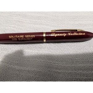 VTG Dynasty Collection Solitaire Series Ballpoint Pen Burgundy Twist Action‎